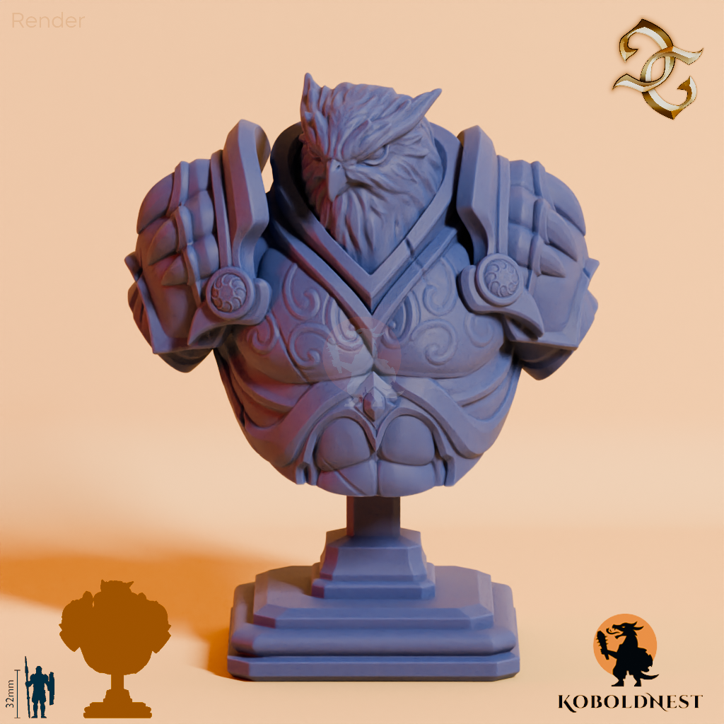 Büste - Leonai, Kommandant der Goldmäntel