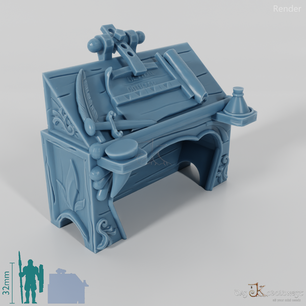 Library - writing desk 02