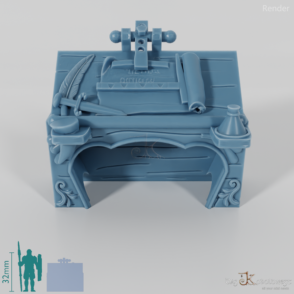 Library - writing desk 02