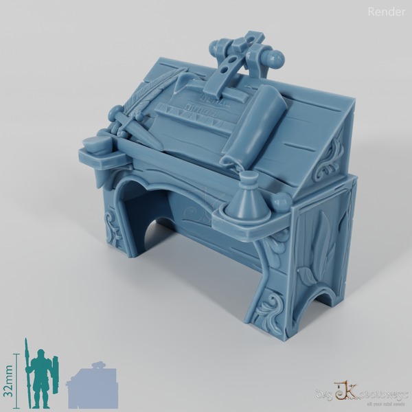 Library - writing desk 02