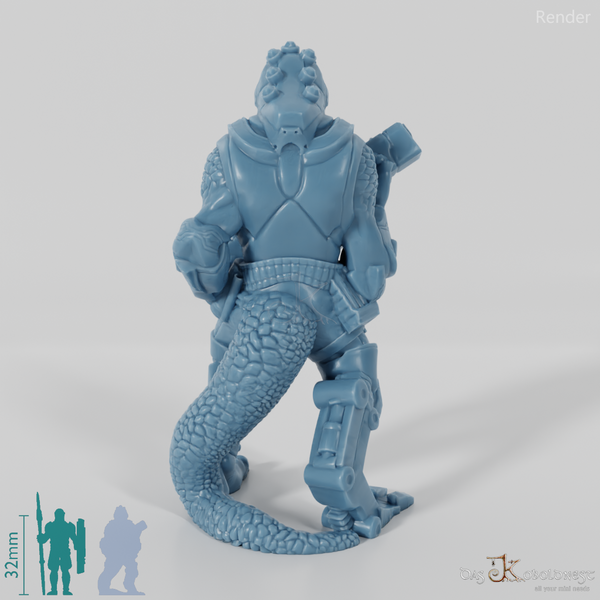 Reptilian mercenary