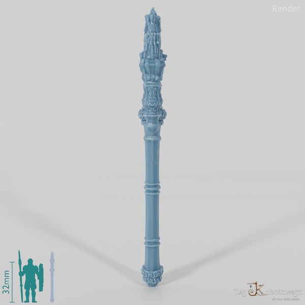 Valiant Battle Mage - Weapon - Candle Staff (ohne Hand)