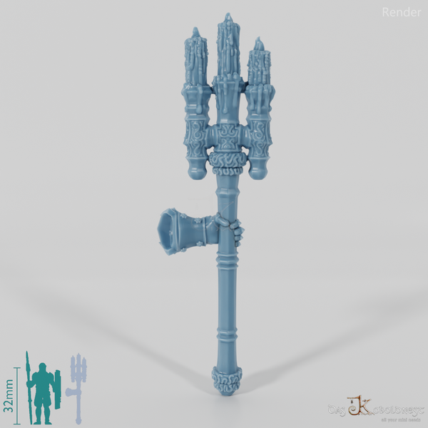 Valiant Battle Mage - Weapon - Candle Staff (Straight Hand)