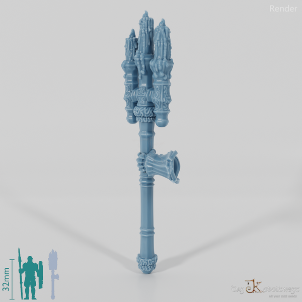 Valiant Battle Mage - Weapon - Candle Staff (Straight Hand)