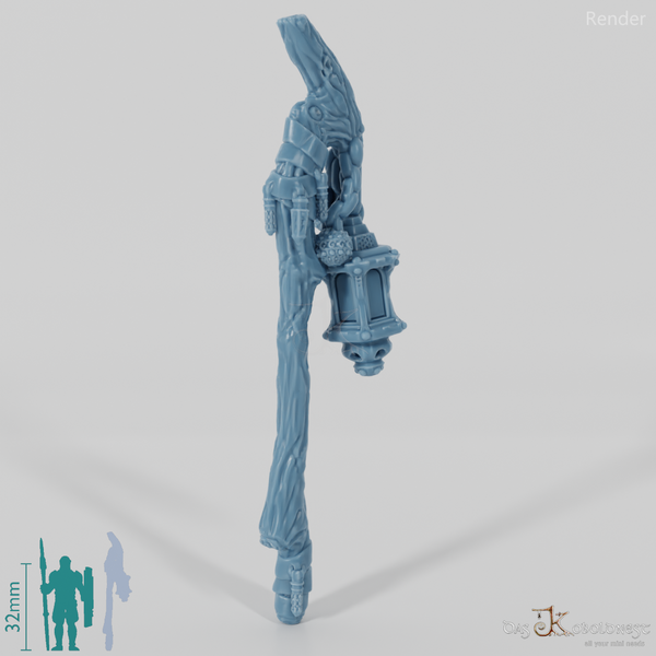 Valiant Battle Mage - Weapon - Lantern Staff (ohne Hand)