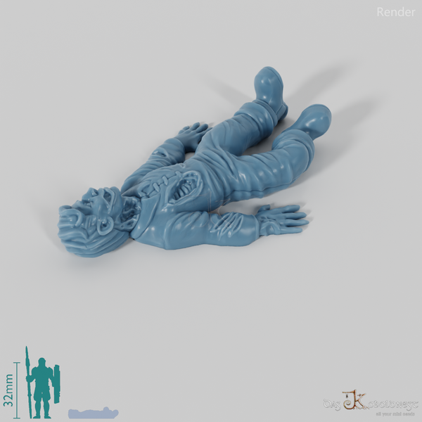 Entstellte männliche Leiche