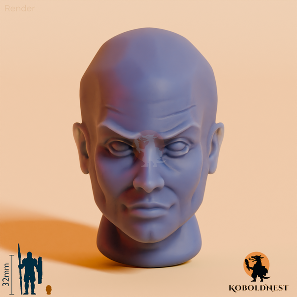Männerkopf - 01