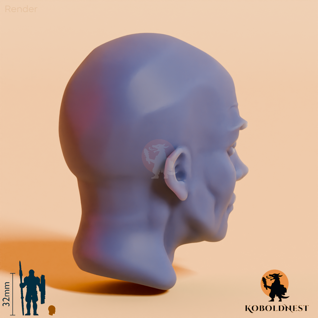 Männerkopf - 01