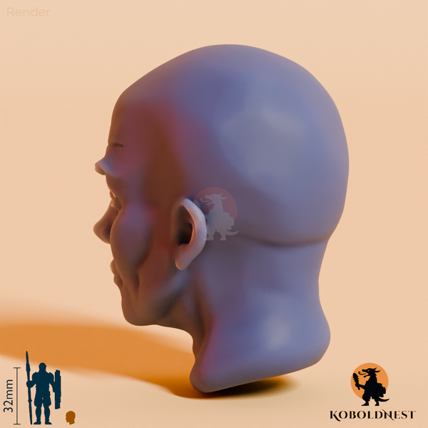 Männerkopf - 01