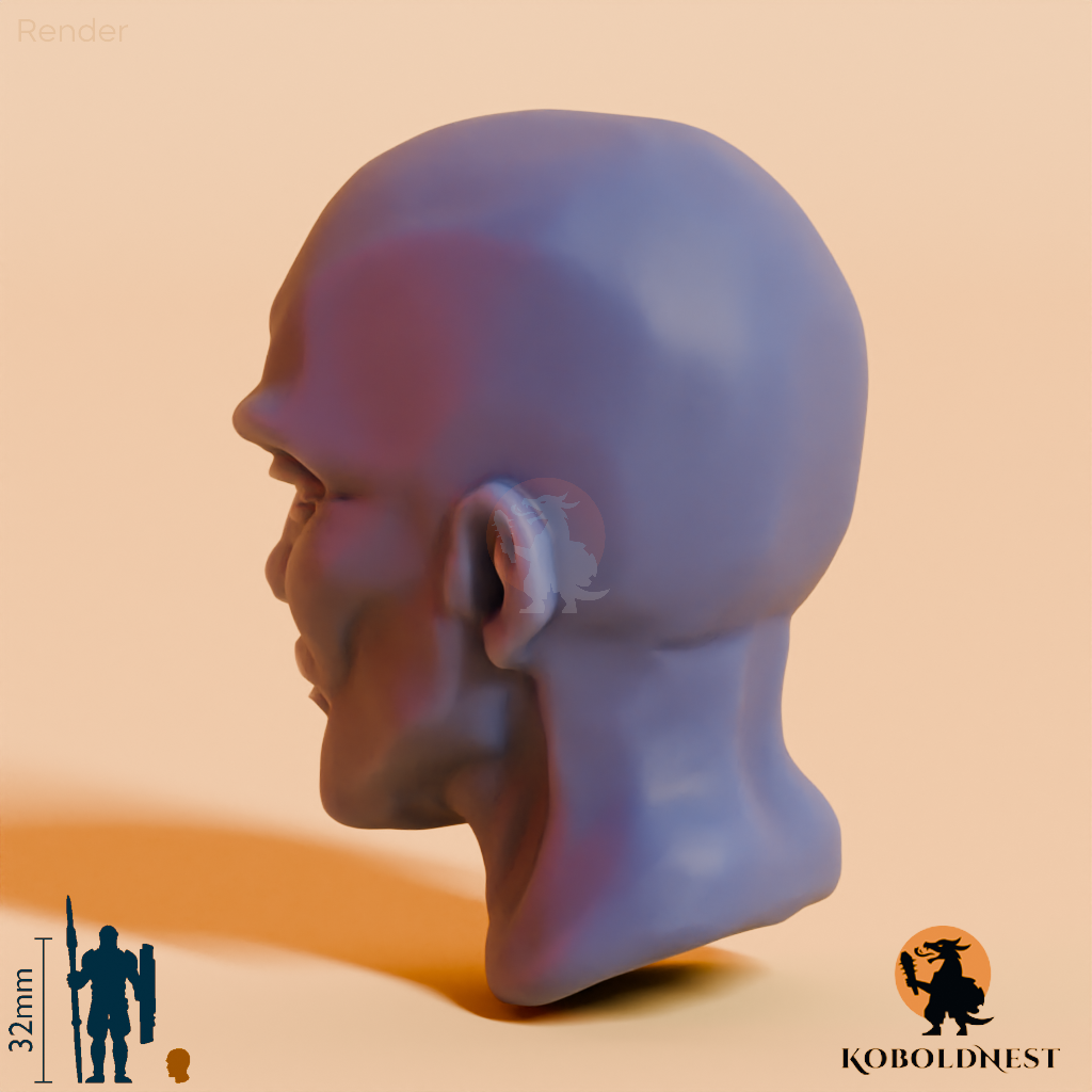 Männerkopf - 02