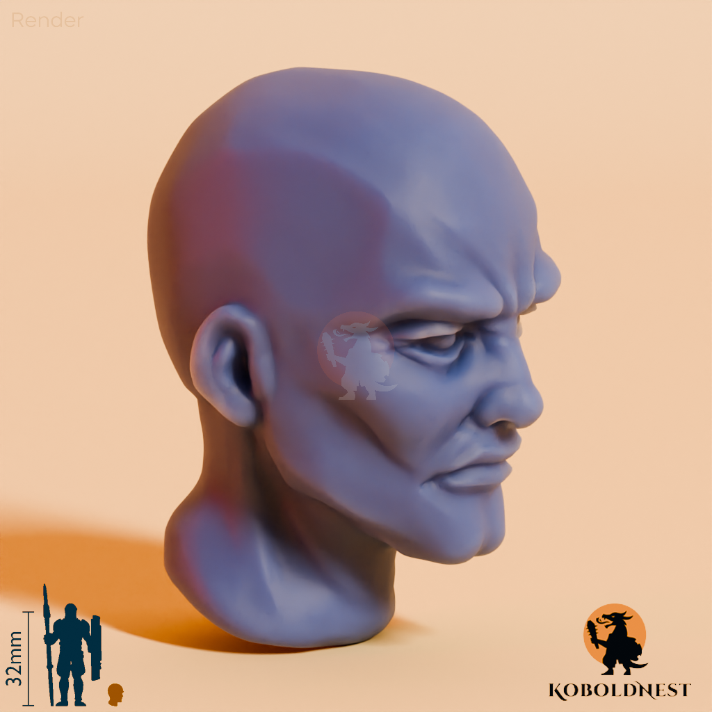 Männerkopf - 02
