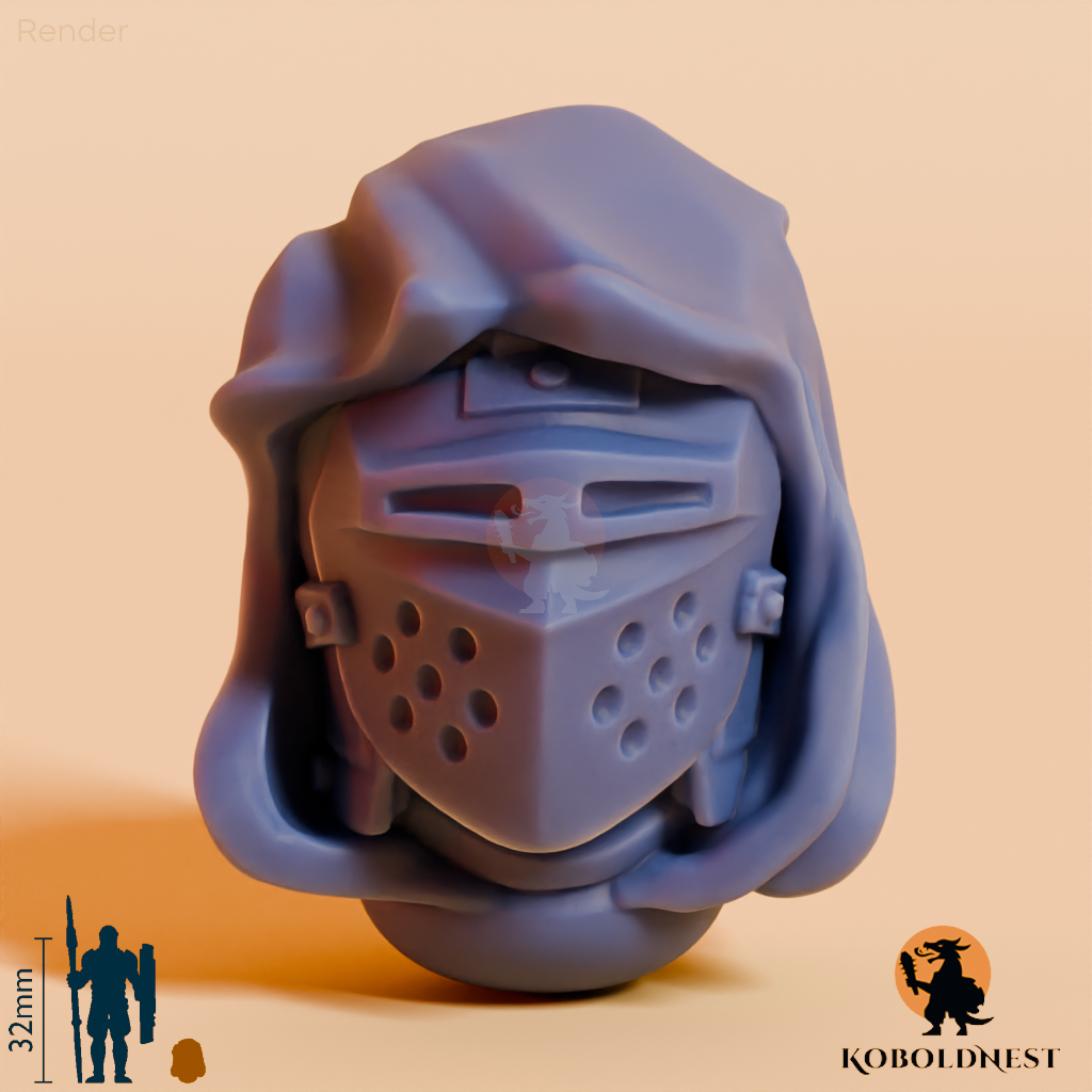 Männerkopf - 30