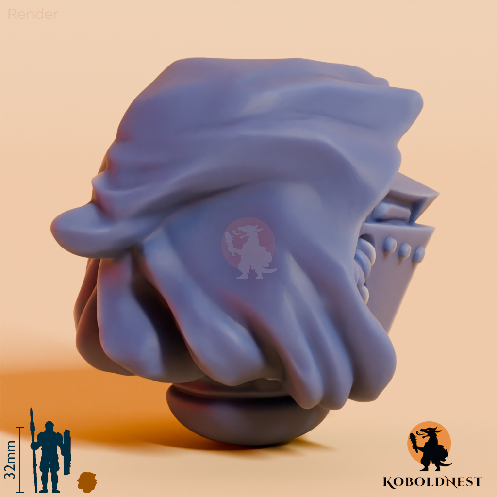 Männerkopf - 32