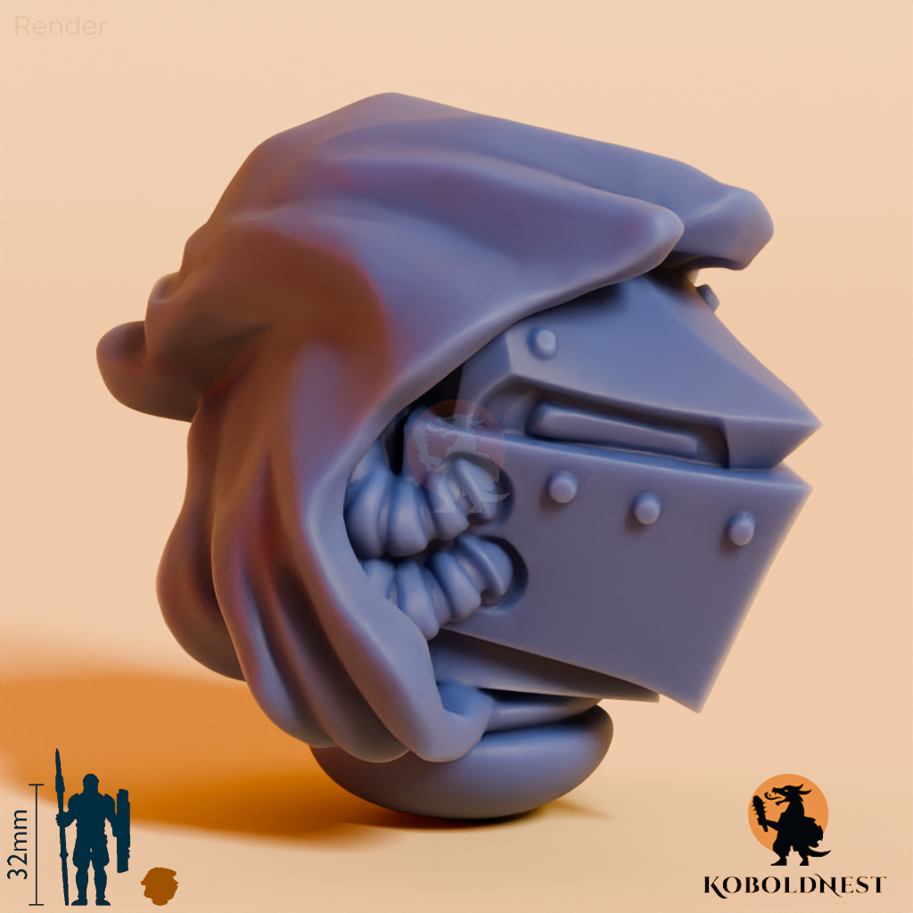 Männerkopf - 32