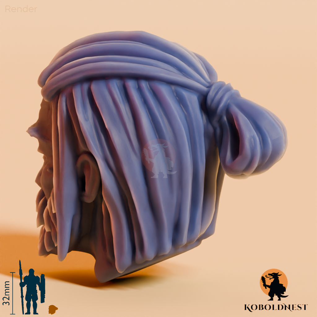 Männerkopf - 44