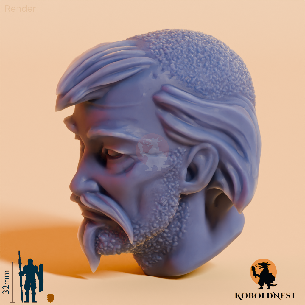 Männerkopf - 46