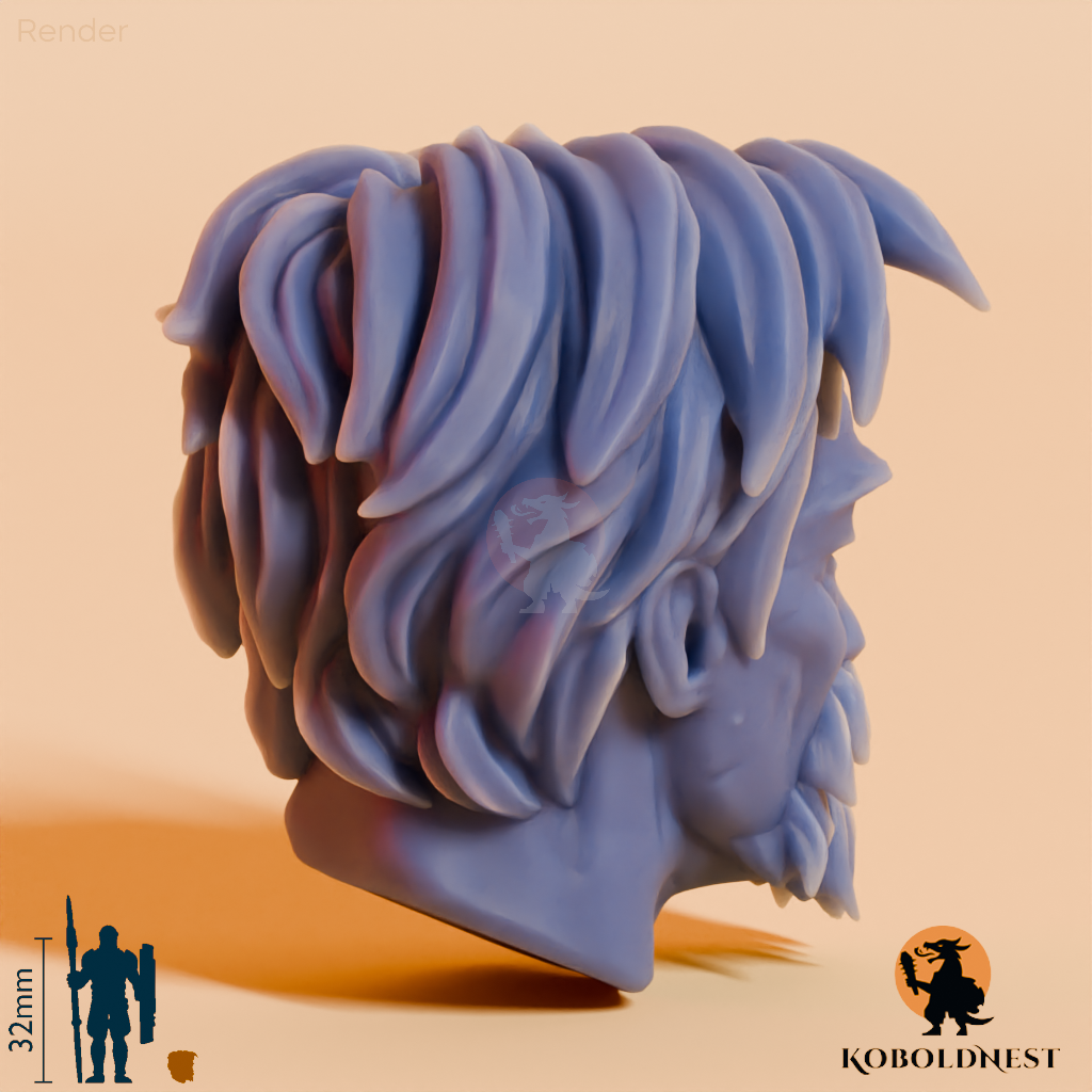 Männerkopf - 48
