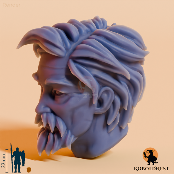 Männerkopf - 48