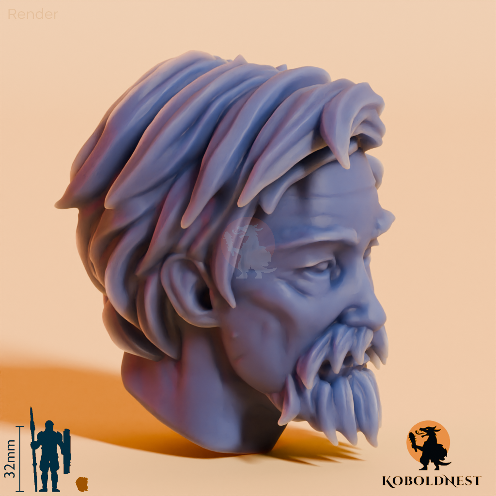 Männerkopf - 48