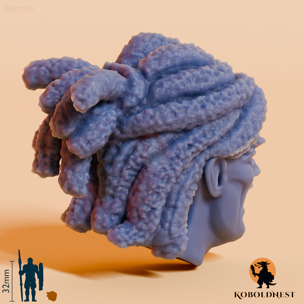 Männerkopf - 55