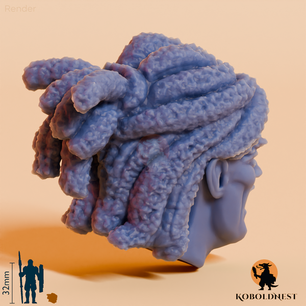 Männerkopf - 55