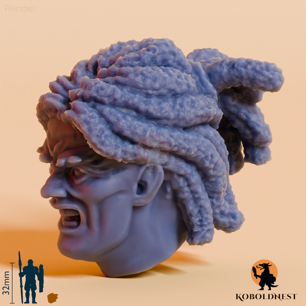 Männerkopf - 55