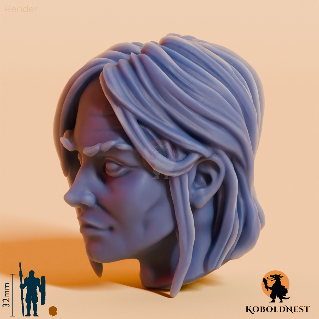 Männerkopf - 57