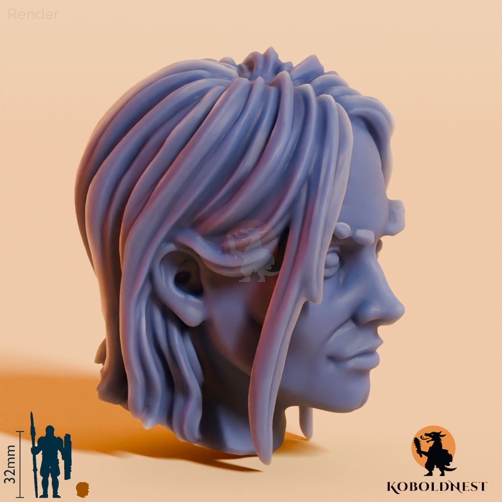 Männerkopf - 57