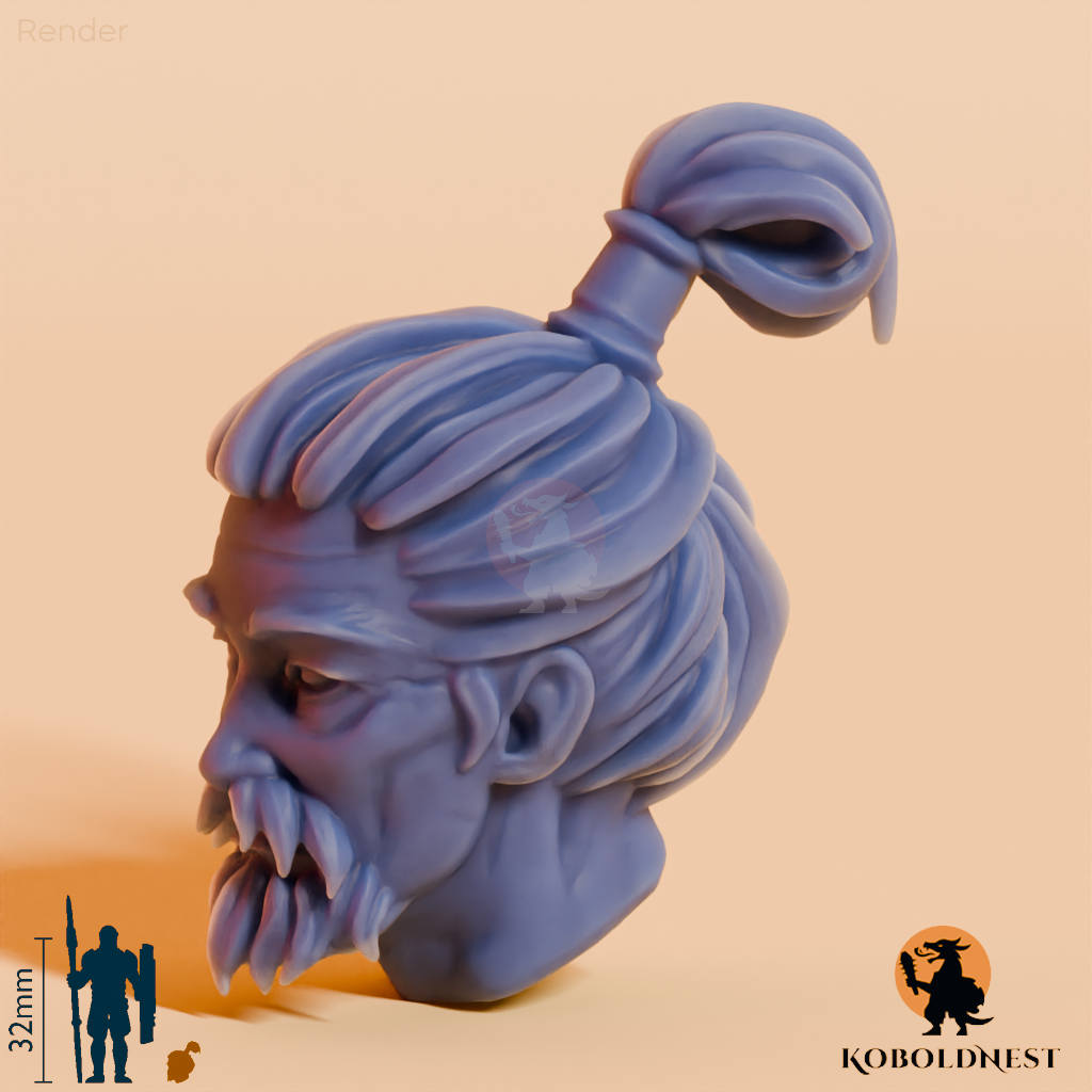 Männerkopf - 60