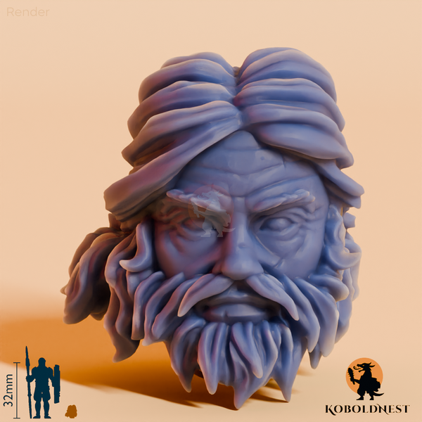Männerkopf - 63