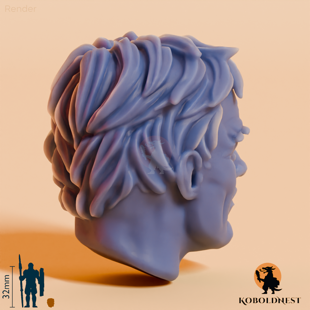 Männerkopf - 67