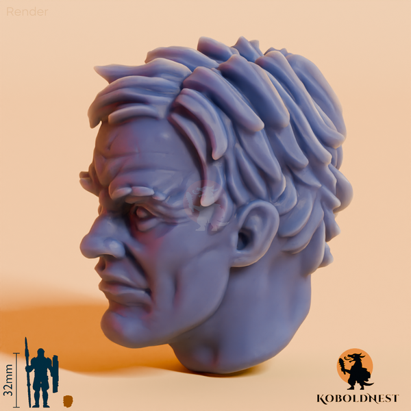 Männerkopf - 67
