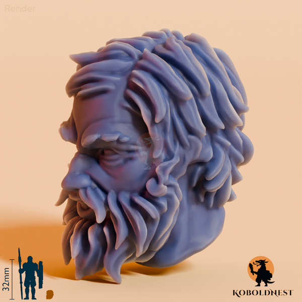 Männerkopf - 68