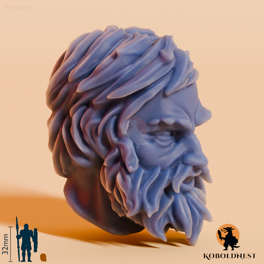 Männerkopf - 68