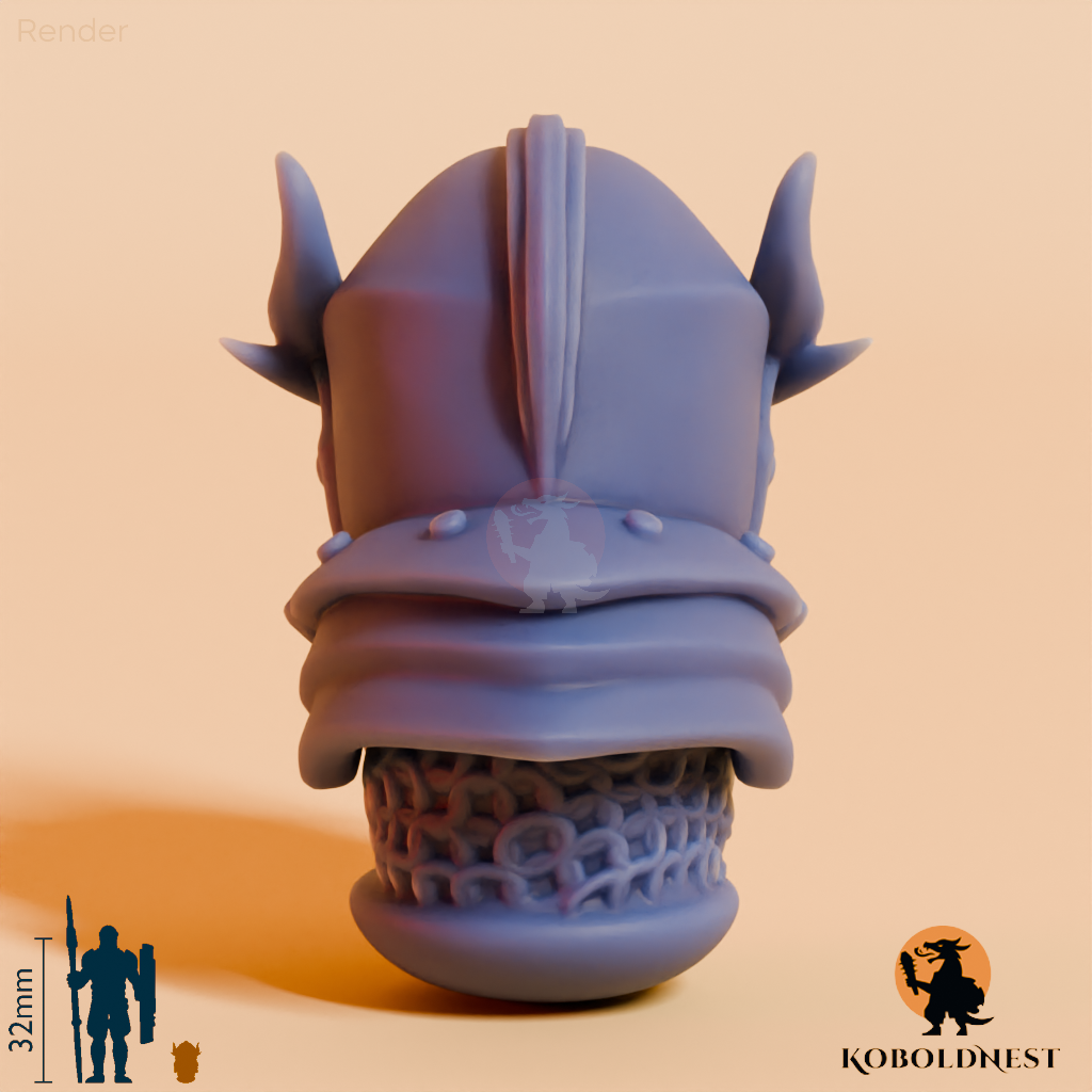 Männerkopf - 69