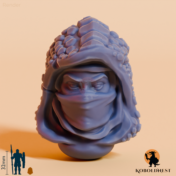 Männerkopf - 73