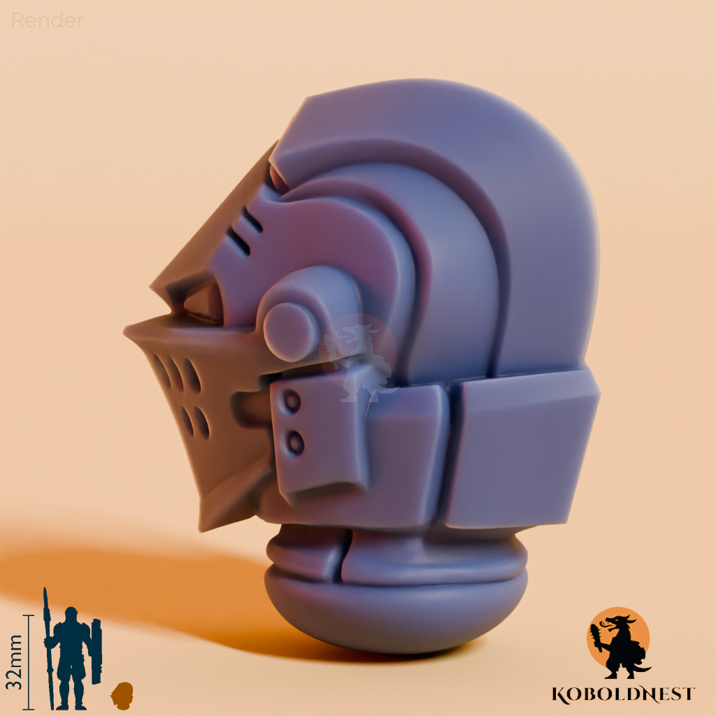 Männerkopf - 80