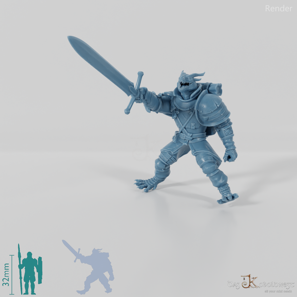 Dragonborn Warrior 01 - Rider Pose