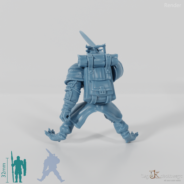 Dragonborn Warrior 01 - Rider Pose