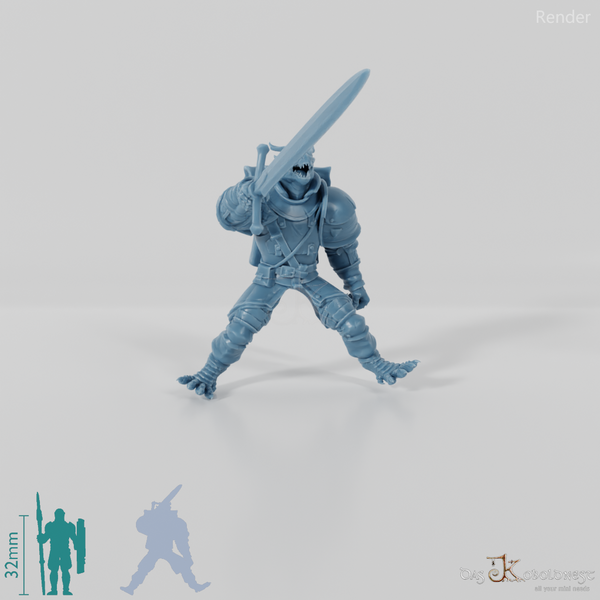 Dragonborn Warrior 01 - Rider Pose