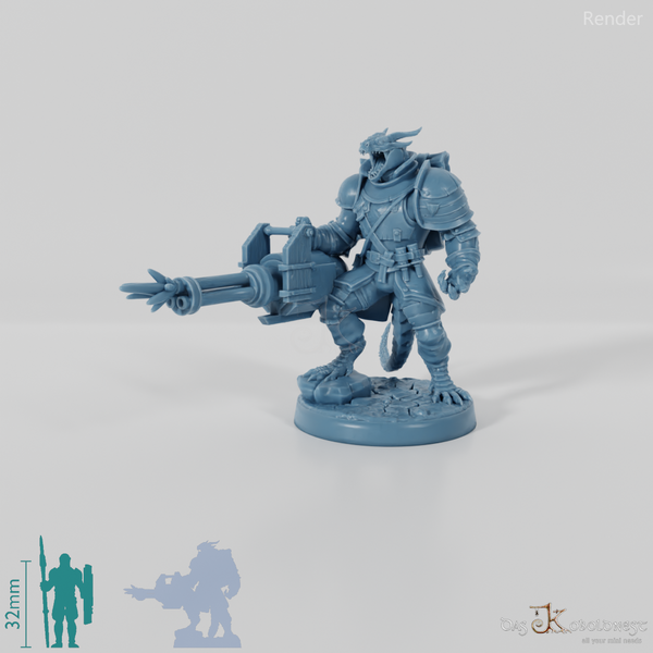 Dragonborn-Vernichter mit Gatling 01