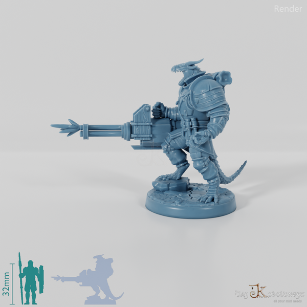Dragonborn-Vernichter mit Gatling 01