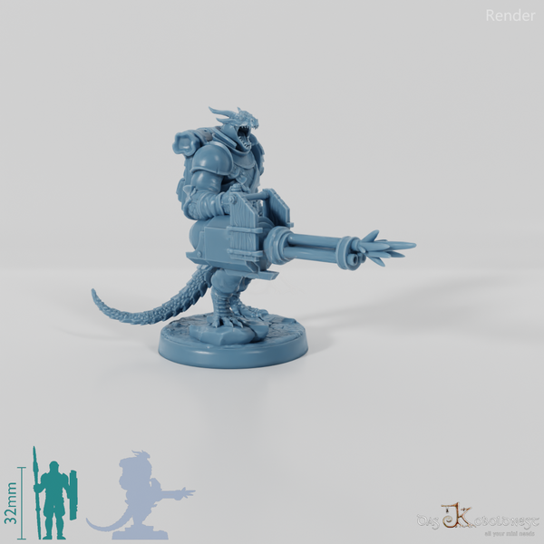 Dragonborn-Vernichter mit Gatling 01