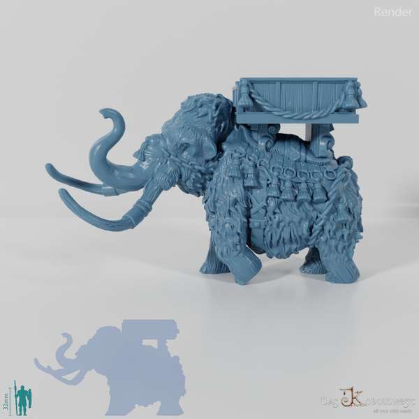 Mammoth - riding mammoth