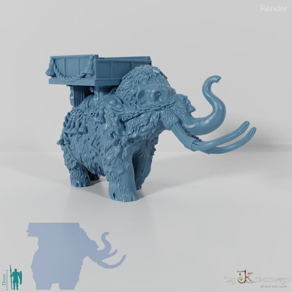 Mammoth - riding mammoth