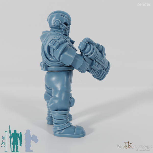 Space Soldiers - Marauder with flamethrower