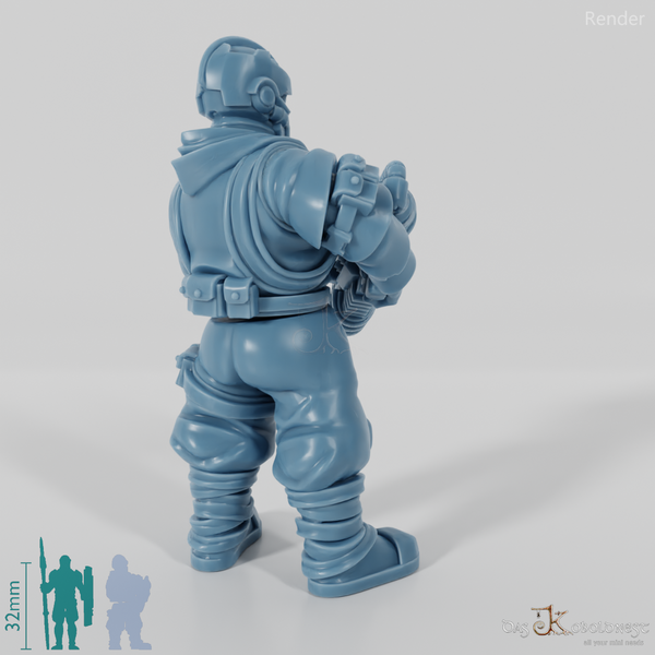 Space Soldiers - Marauder with flamethrower