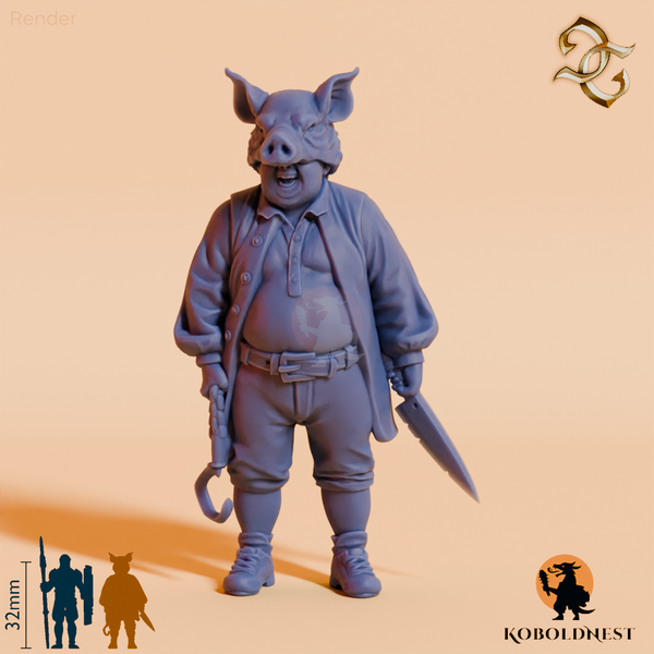 Marcus Hog, Verrückter Fleischer