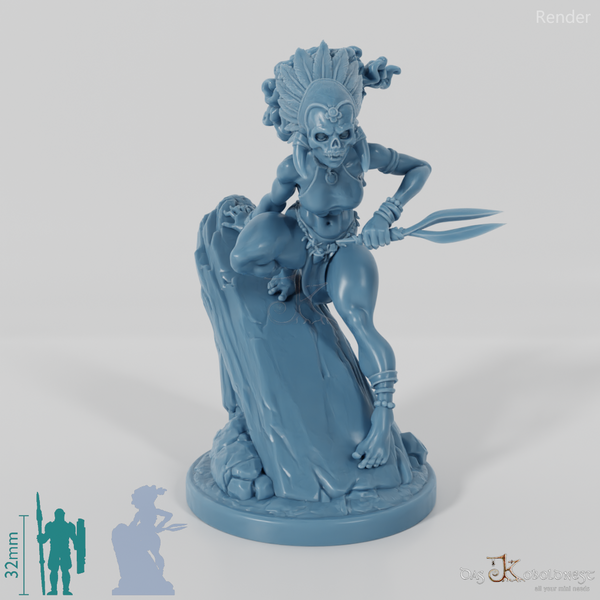 Masina, Masked Island Villain with Double Blade 01