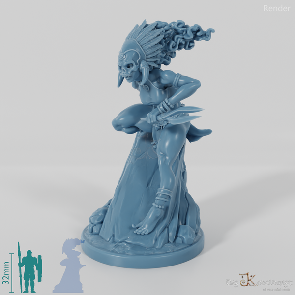 Masina, Masked Island Villain with Double Blade 01